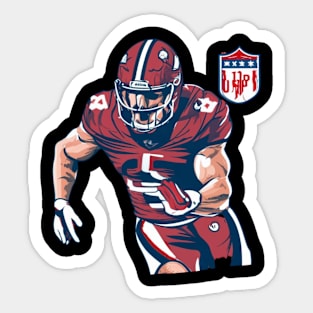 nick bosa 49 ers football player Sticker